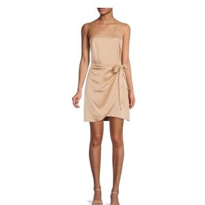 Gianni Bini One-Shoulder Cream Dress